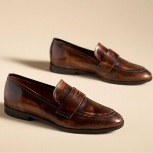 NEW Maeve Brown Leather Loafers
